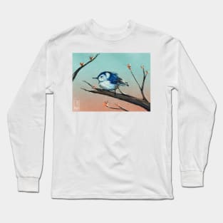 White Breasted Nuthatch Long Sleeve T-Shirt